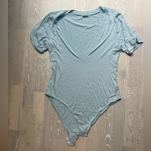 Free people deep V neck